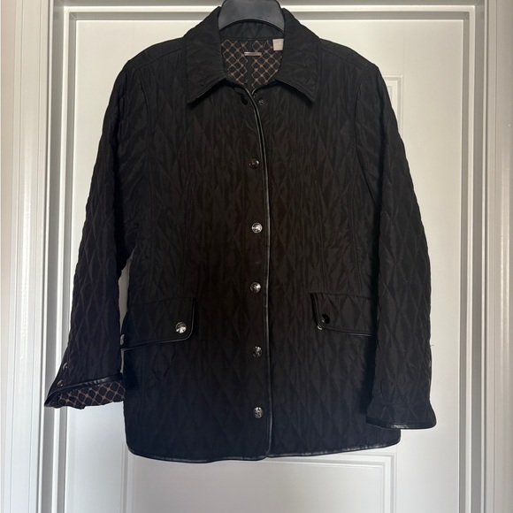 Chico’s Women's Black Quilted Jacket - Picture 2 of 10